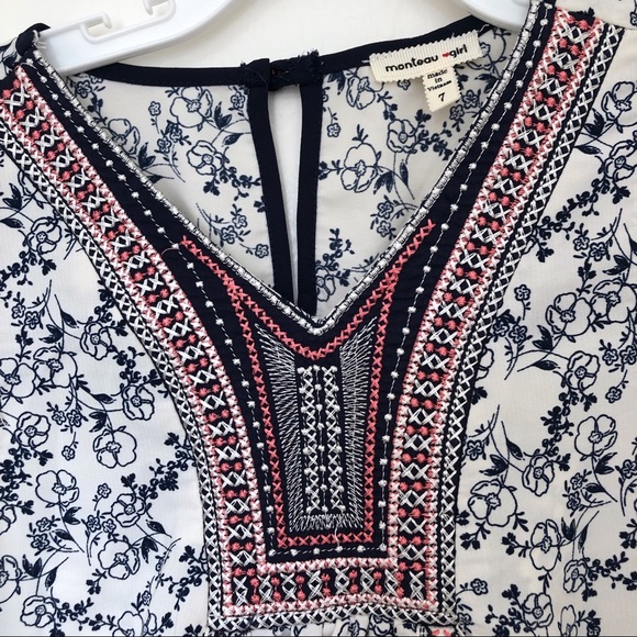 Monteau Gurl Floral Dress, size 7 - Picture 3 of 6